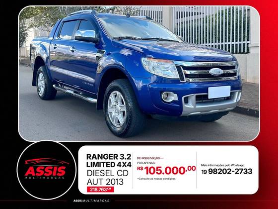 FORD RANGER 3.2 LIMITED 4X4 CD 20V DIESEL 4P AUTOMÁTICO